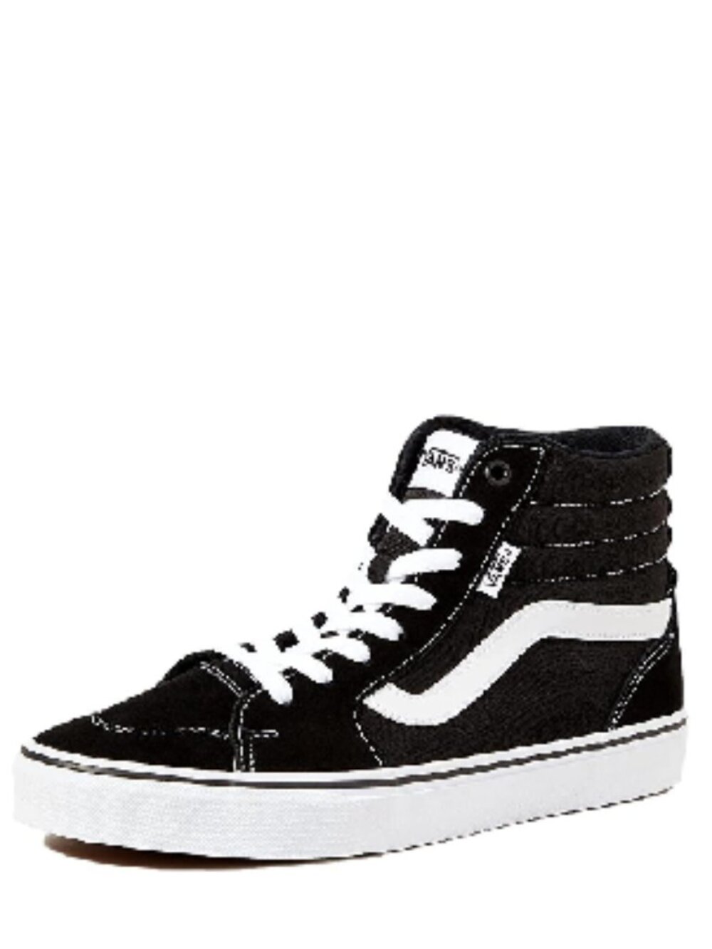 Vans Damen Filmore Hi Sneaker, Suede Canvas Black White
